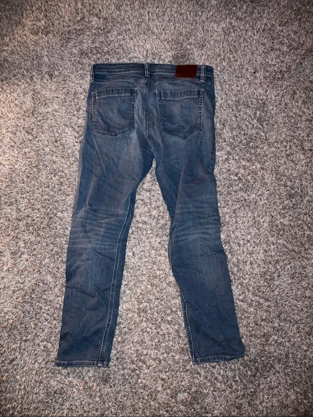 Revtown Men's Slim Straight Blue Denim Jeans